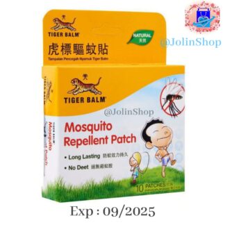 Tiger Balm Mosquito Repellent Patch isi 10pcs Stiker Anti Nyamuk