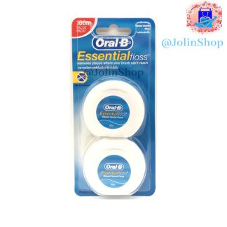 Oral-B Essential Floss Oral B Benang gigi 50m 2pc